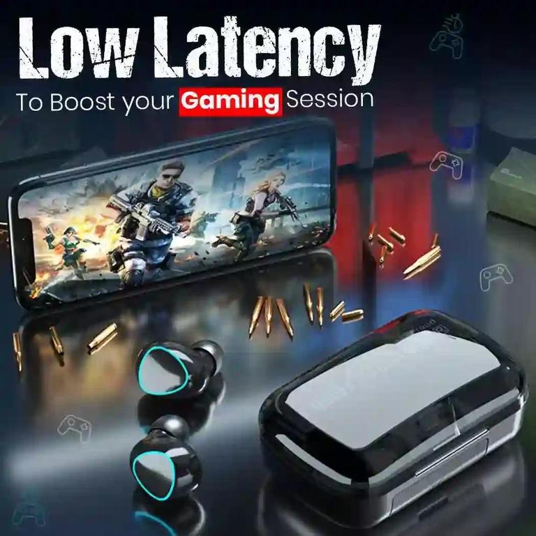 M10 TWS Earbuds Side View