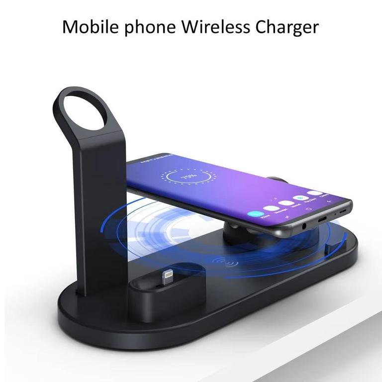 💡 3-in-1 Smart Charging Stand | Universal Fast Wireless Dock for Apple & Android - 7