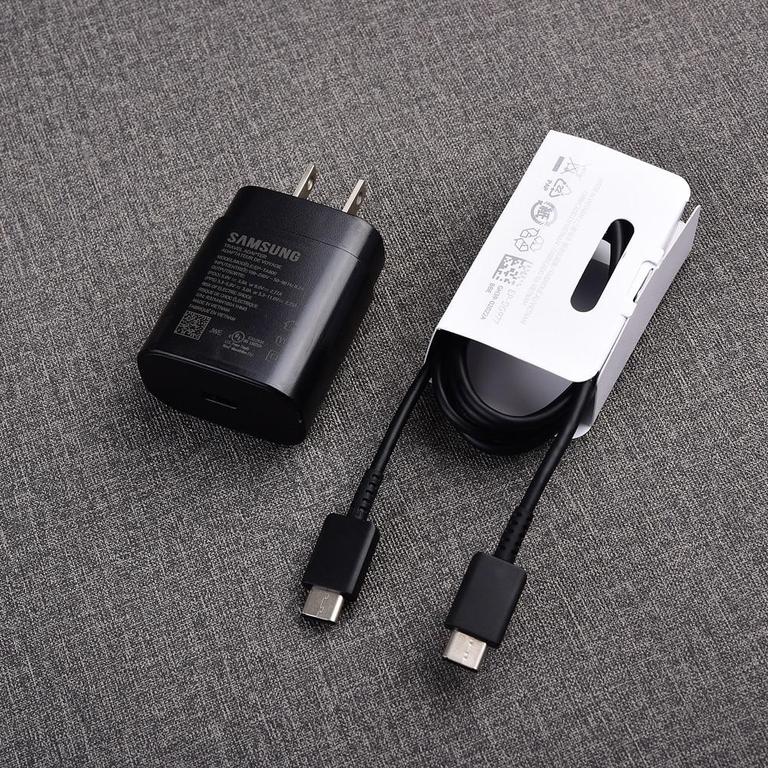 Samsung EP-TA800 Type C Fast Charger Adapter with 1M Cable for Galaxy S20 Ultra, S20, S8, S9, S10 Plus - 19