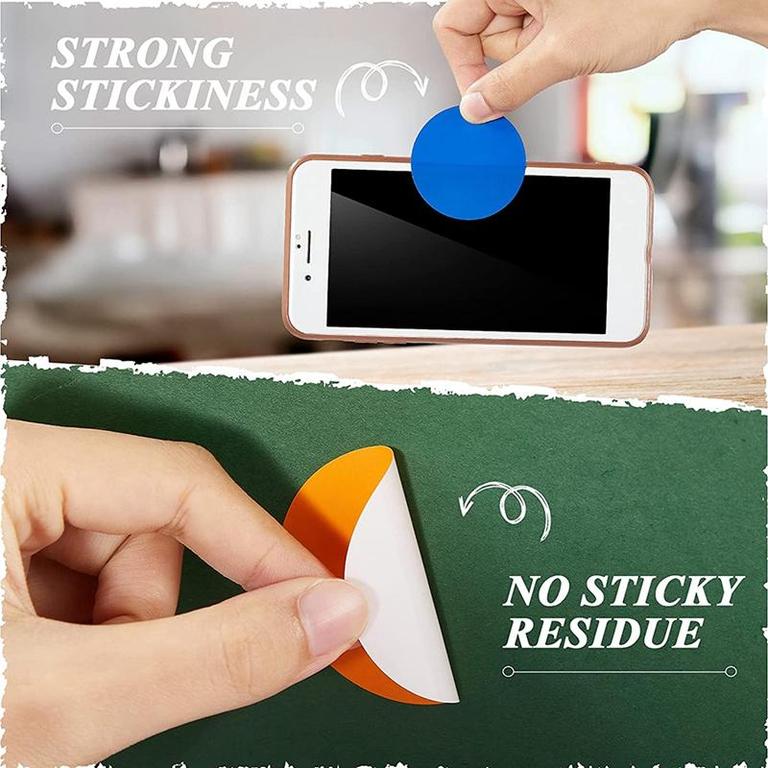 2 Inch Round Assorted Color Coding Stickers - 40 Self-Adhesive Dot Labels in 10 Colors - 3