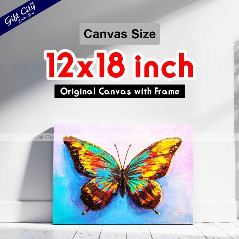 Colorful Butterfly Digital Canvas 6