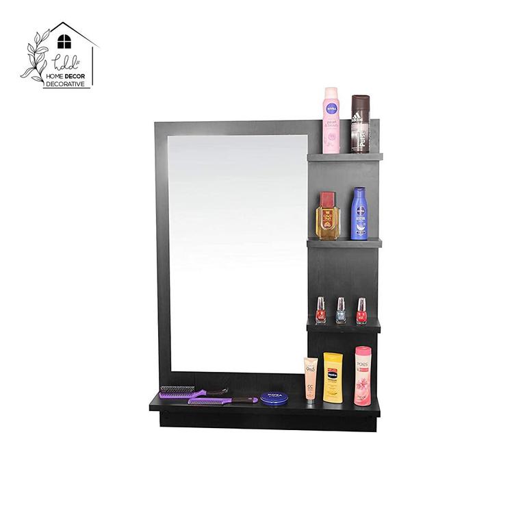 Elegant DIY Wall Mounted Dressing Table / Wall Mirror With Shelf - 1