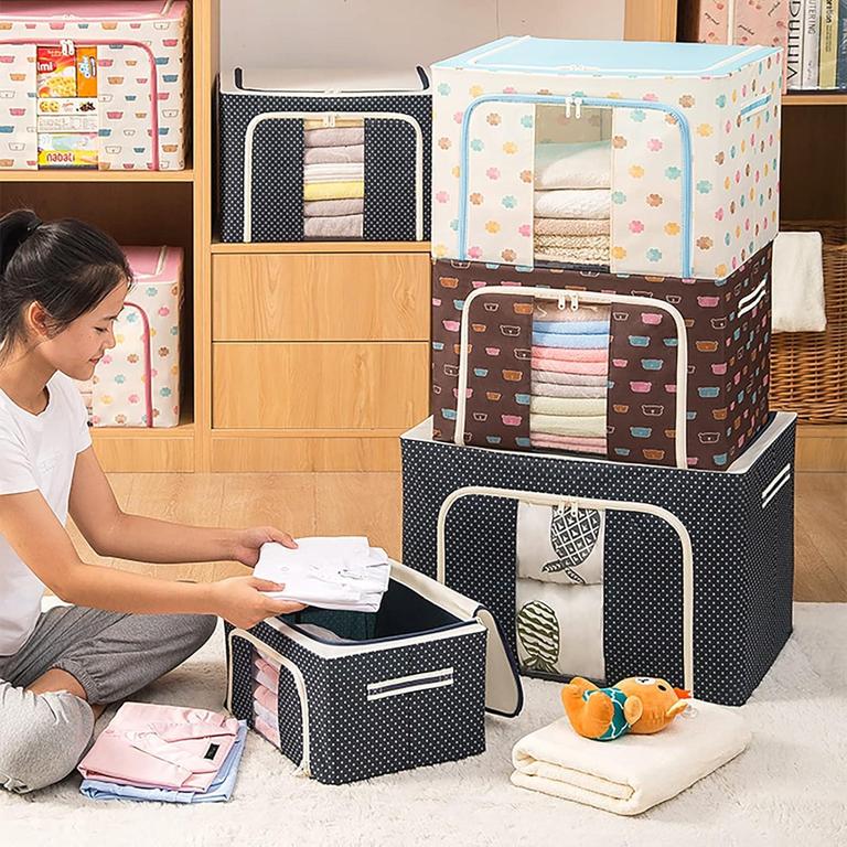 Foldable Storage Box with Handles