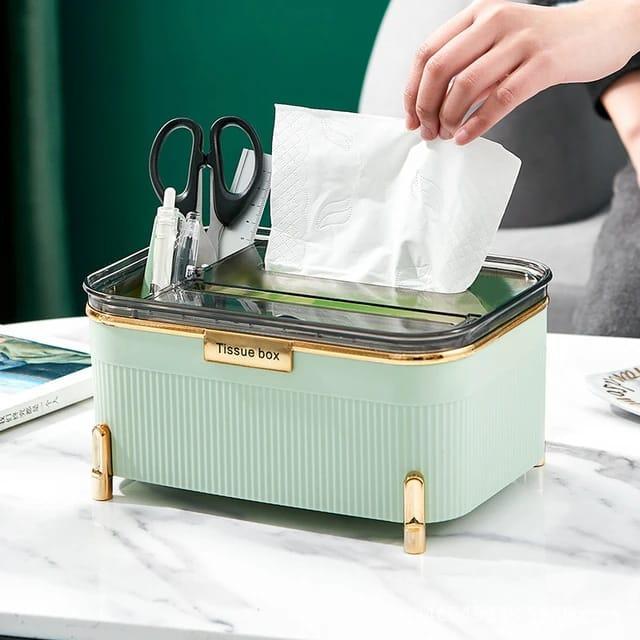 Dark Green Multifunctional Tissue Box