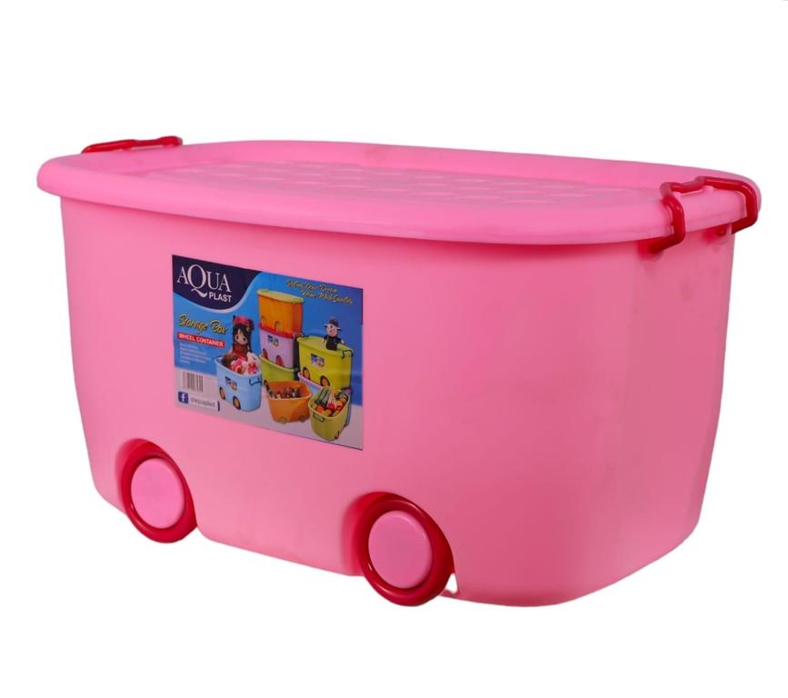 Toy Storage Box with Wheels