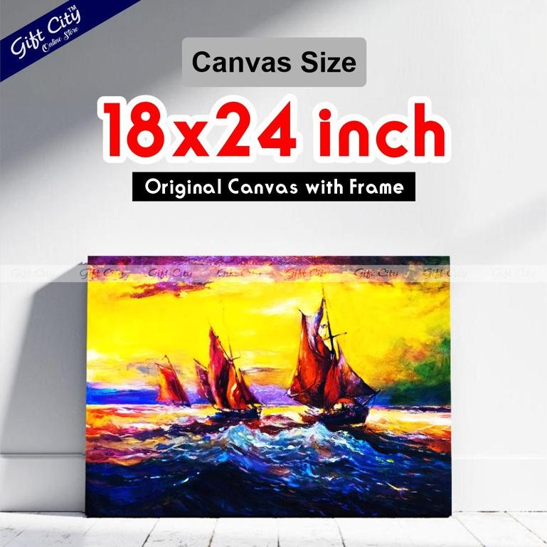 Sail Ship Canvas Painting 9