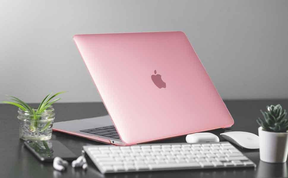 MacBook Pro 13-Inch with/Without Touch Bar Hard Shell Case A2251, A2289, A2338 M1, A2159, A1989, A1706, A1708 (2016, 2017, 2018, 2019, 2020) Release – Pink - 4