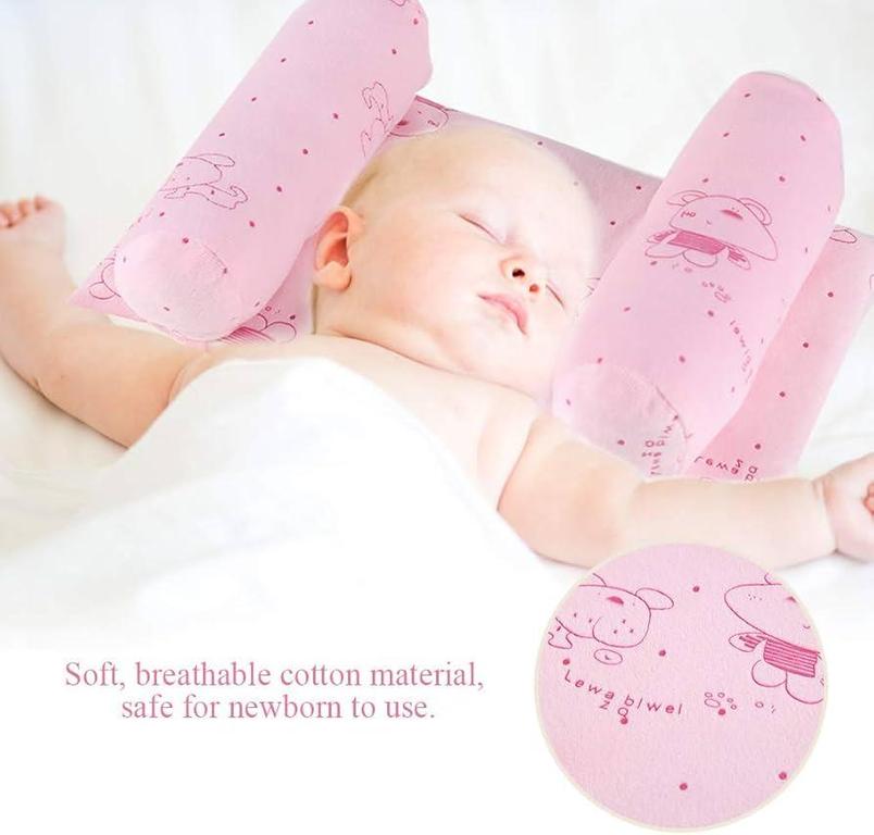 Baby Head shaping Pillow, Adjustable Baby Head Shaping Pillow Soft Memory Foam Infant Pillow for Flat Head Prevention, Baby Head Shaping Pillow – Soft Memory Foam - 7