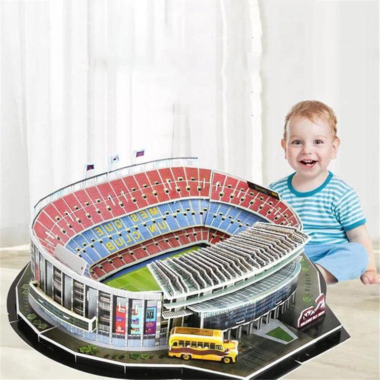 DIY Stadium Puzzle Game Toy Design 1