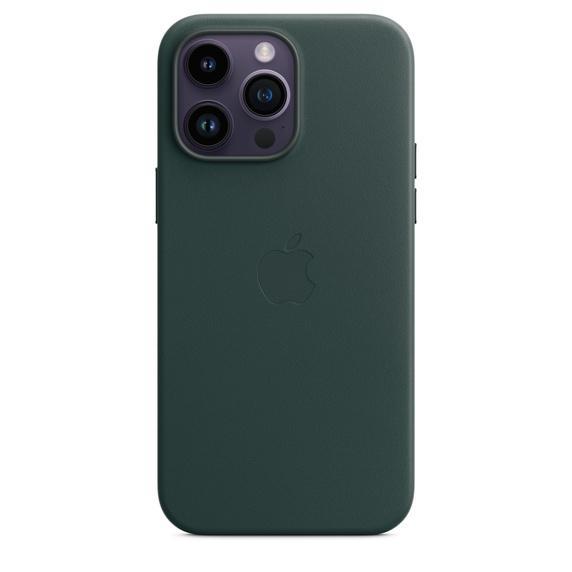 MagSafe Leather Case for Apple iPhone 14 Pro Max by Apple - Available in Umber, Orange, Forest Green, and Ink - 4