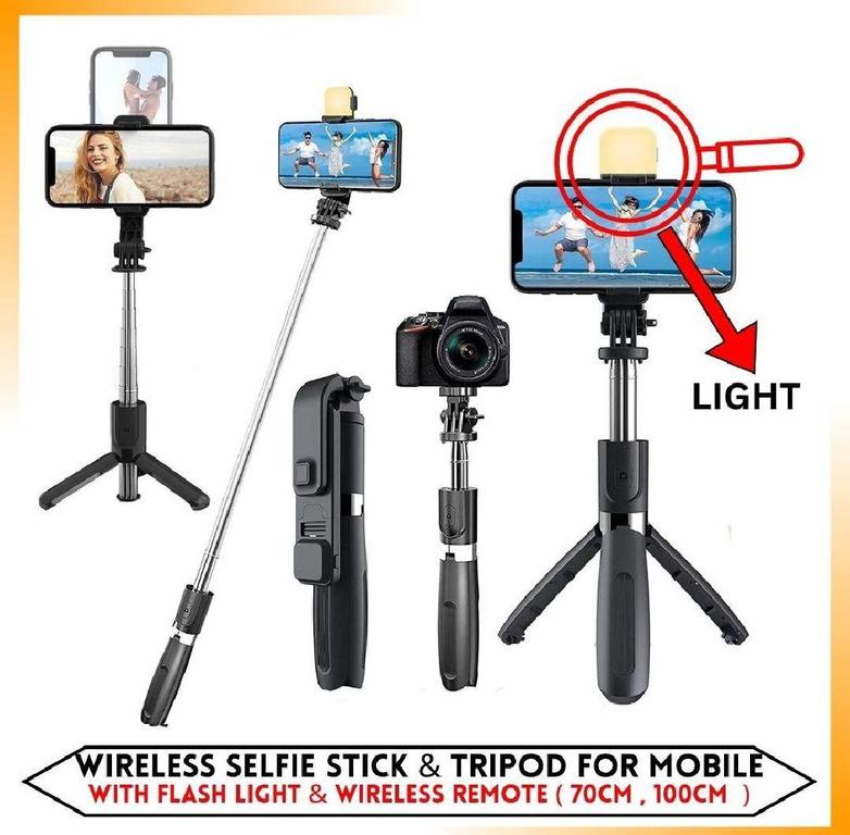 Wireless Selfie Stick Tripod Image 1