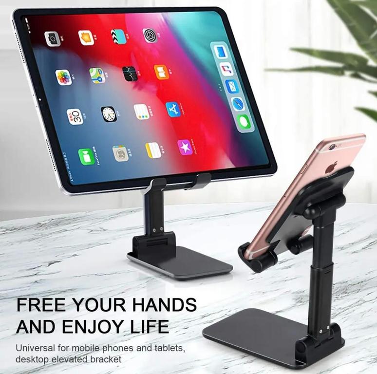 Universal Mobile Stand | Adjustable and Flexible Holder for All Smartphones | Compact and Portable Design for Study and Office - 1