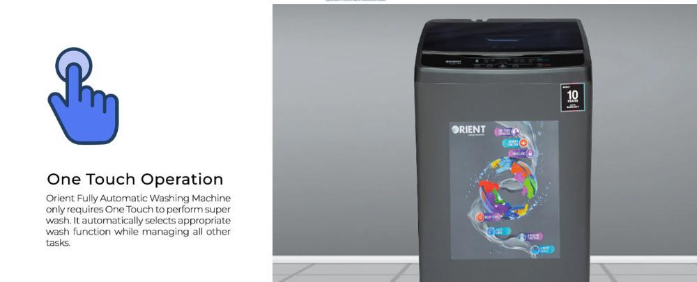 Storm 1150 Fully Automatic Washing Machine – Metallic Grey | Top Load, Powerful & Energy Efficient - 16