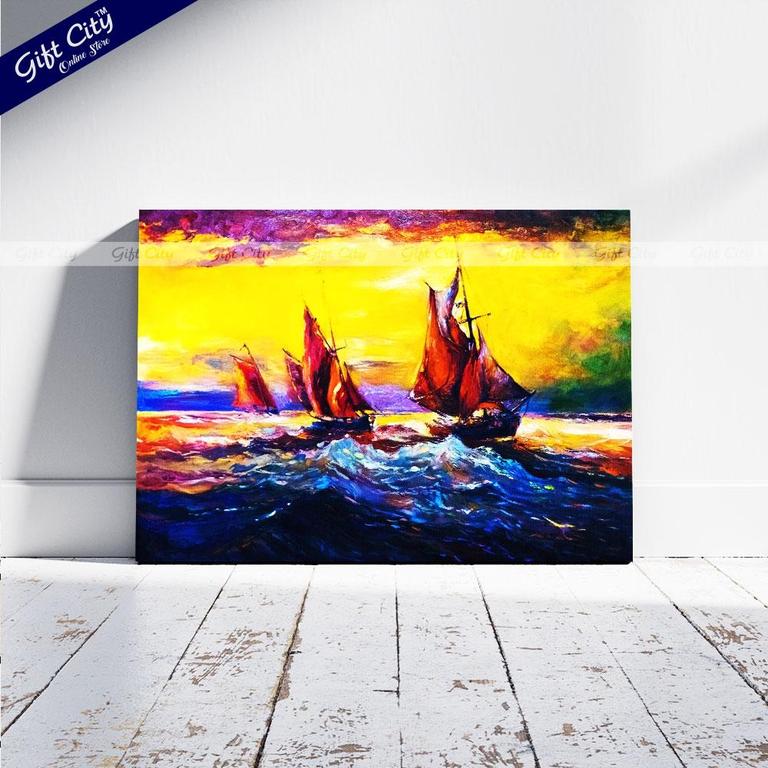 Sail Ship Canvas Painting 4