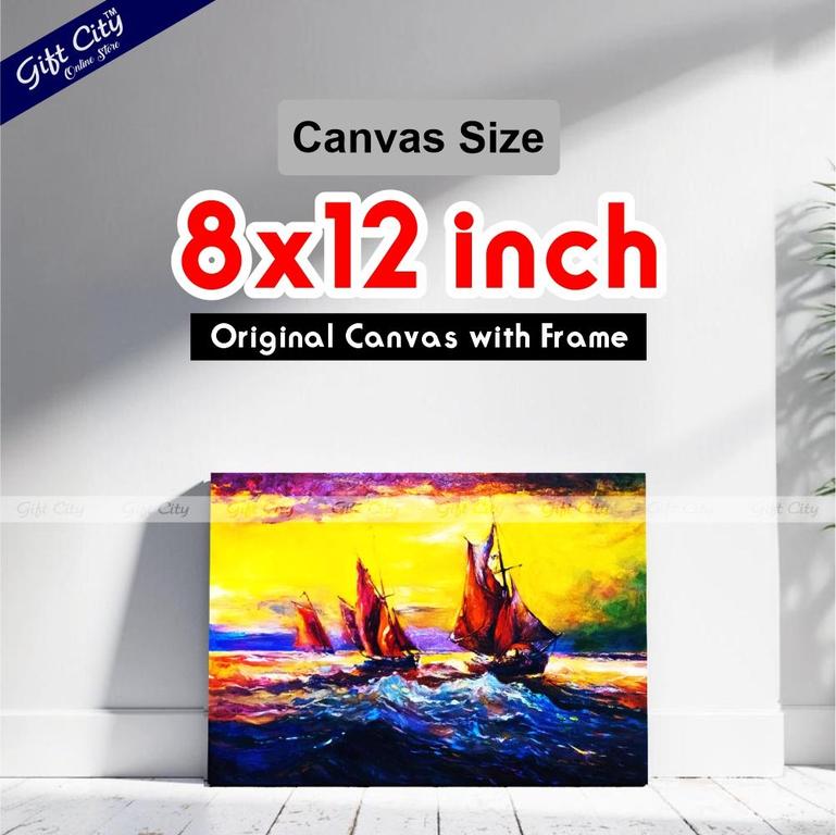Sail Ship Canvas Painting 7