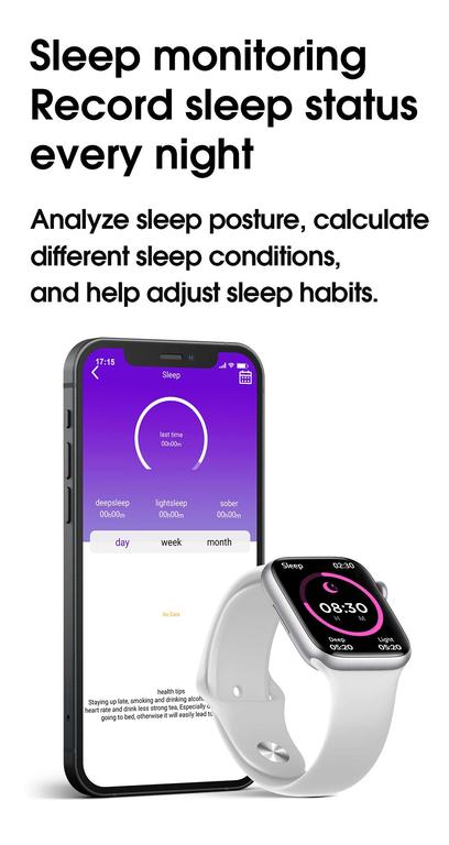 IWO MC72 Pro W17 Smart Watch 2025 (Black) - 1.9 Inch IPS Display, Bluetooth Calling, Heart Rate Monitor, Fitness Tracker, Compatible with Apple iOS & Android - 9