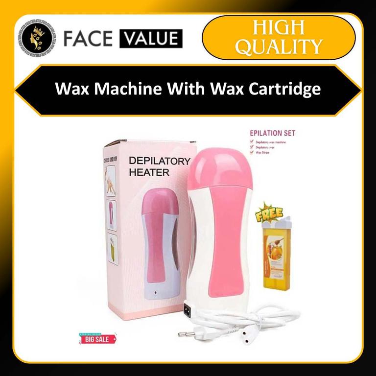 Face Value Depilatory Wax Machine with Roll-On Wax Cartridge - 1