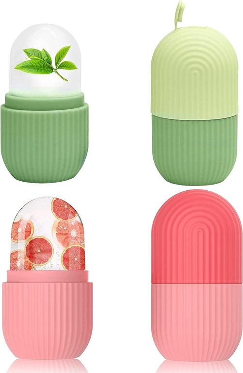 Face Value ICE ROLLER FOR FACE MASSAGER & EYE REUSABLE FACE ROLLERS FACIAL ROLLER BOX FACE ICE ROLLER TO ENHANCE SKIN GLOW, SHRINK & TIGHTEN PORES (PACK OF 1) Green - 7