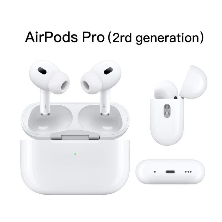 AirPods Pro (2nd Generation) Wireless Noise-Cancelling Earbuds with Bass Boost and Wireless Charging Case - 1