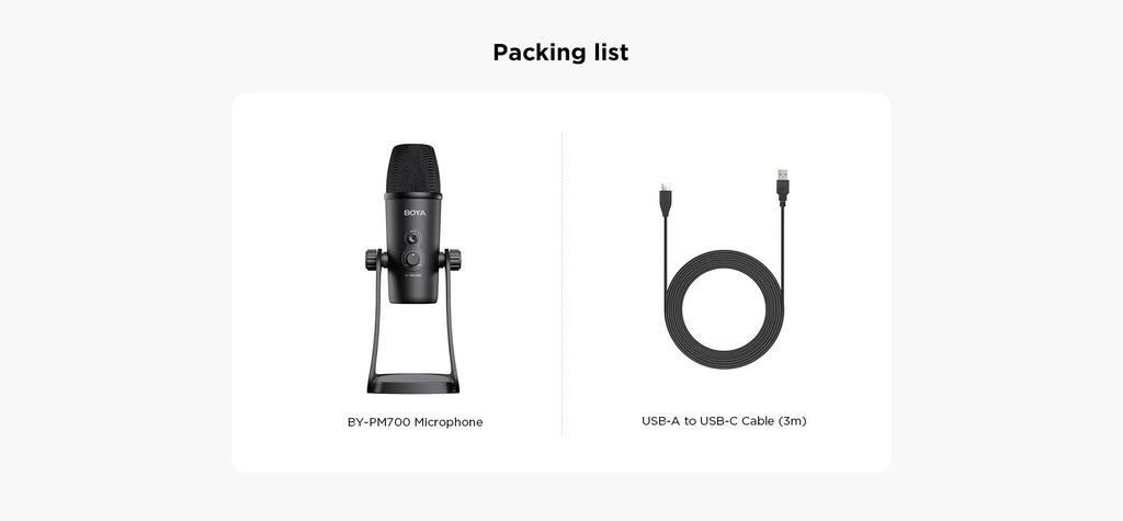 boya pm700 usb microphone