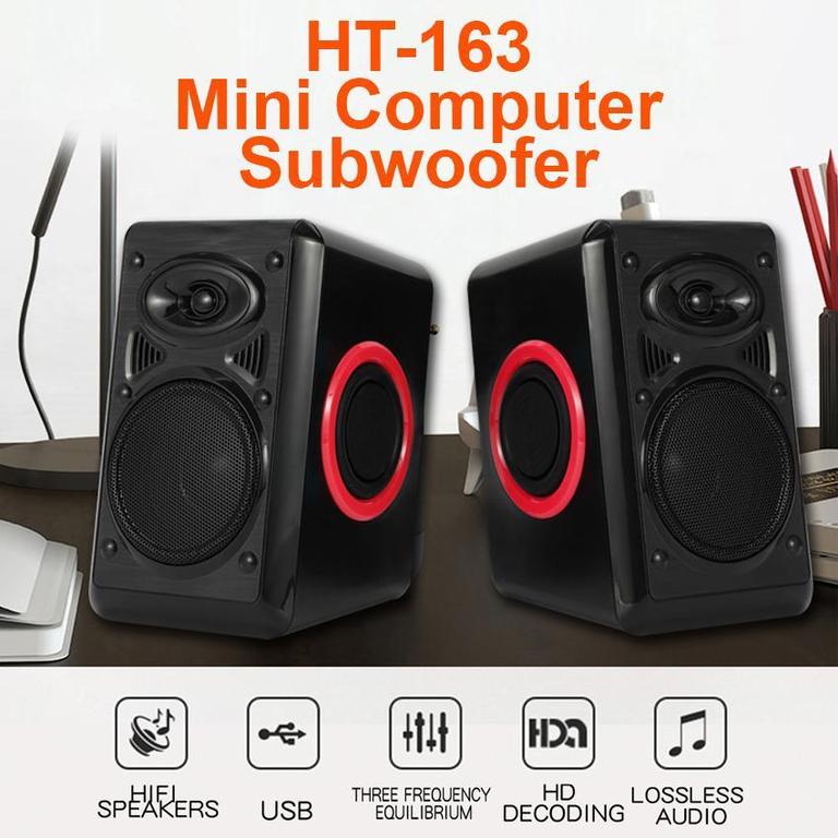 FT-163 / FT-165 speakers New Equal of Prime Multimedia Woofer Speaker For Laptop Computer Led Lcd Speaker - 1