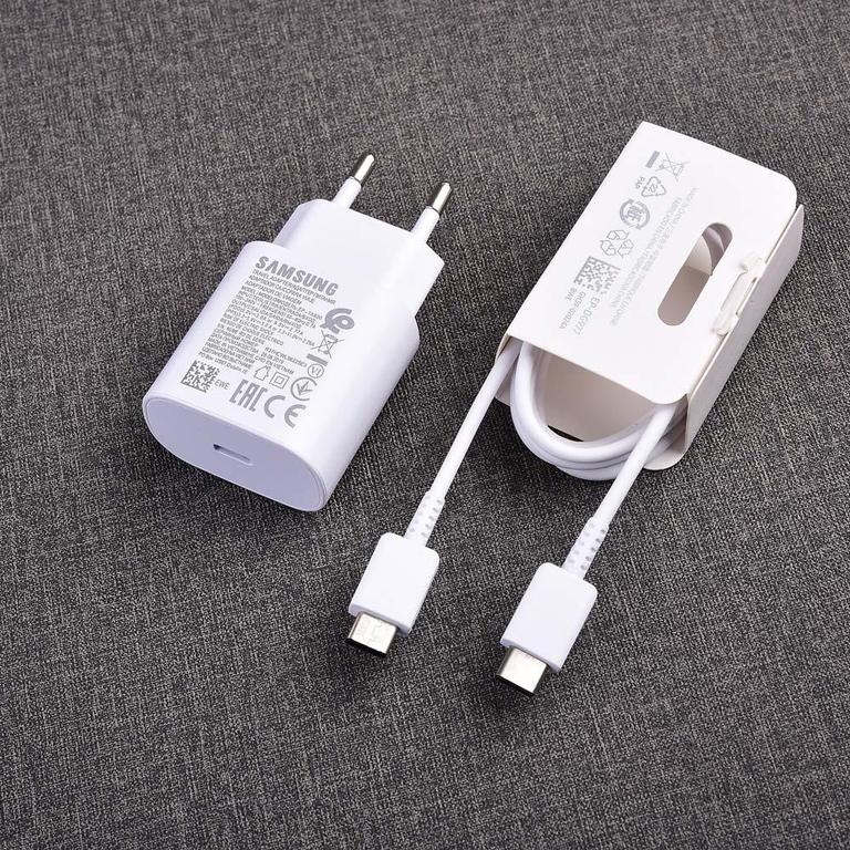 Samsung EP-TA800 Type C Fast Charger Adapter with 1M Cable for Galaxy S20 Ultra, S20, S8, S9, S10 Plus - 5