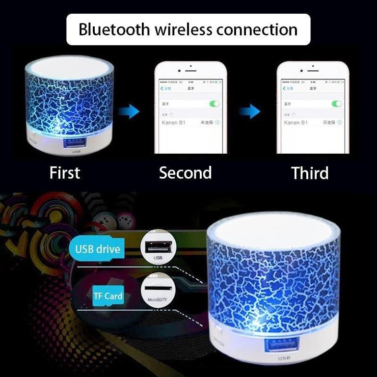 MP3 Player WIRELESS Bluetooth SPEAKER, USB Speaker, SD Card Speaker with All Card Reader - 2