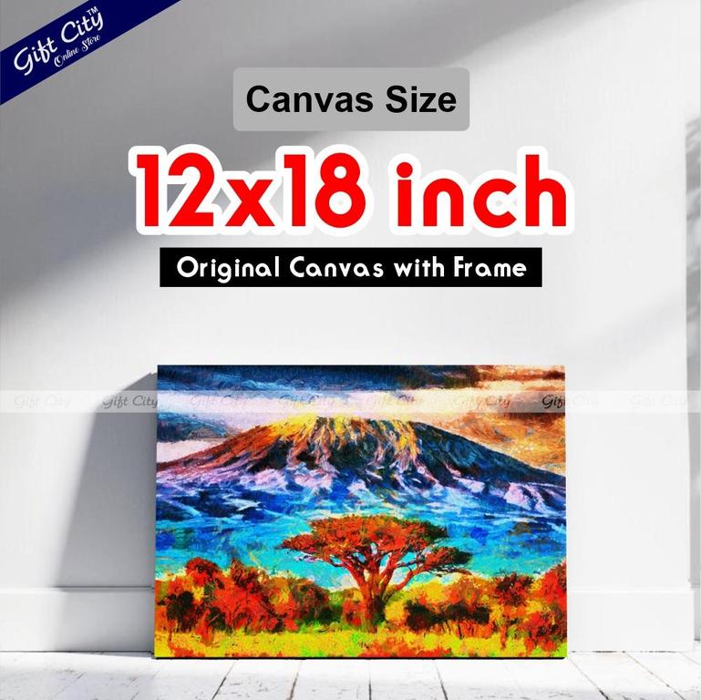 Kilimanjaro Canvas Painting 7