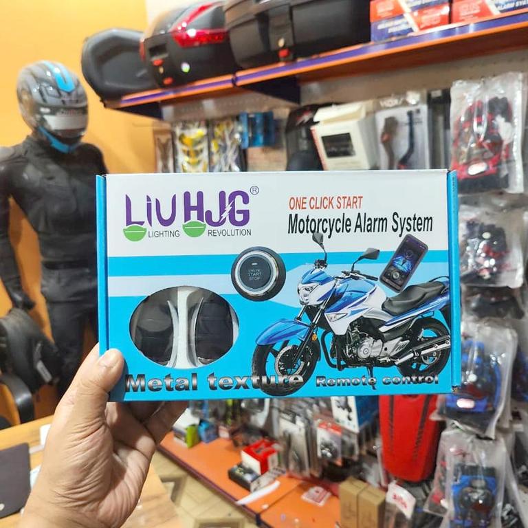 AKE - HJG Push Start Bluetooth Mobile App Remote Security Lock Anti Theft Alarm System For all Bike Motorcycles - 1