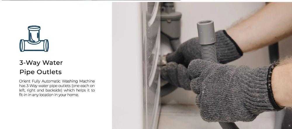 Orient Storm 1350 Fully Automatic Washing Machine – Metallic Grey | Top Load, Powerful & Energy Efficient - 7