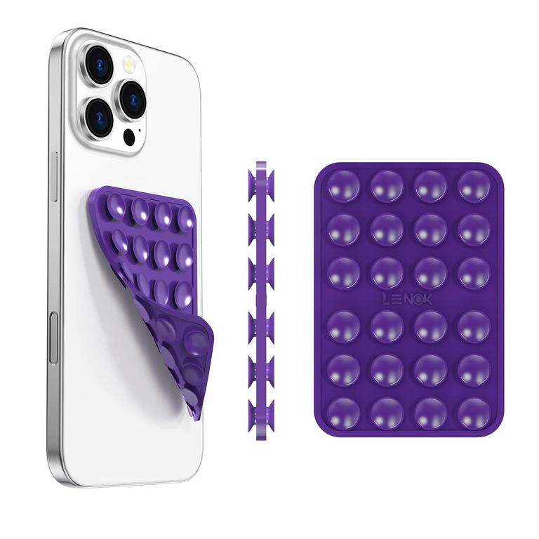 SecureGrip Double-Sided Silicone Mobile Suction Cup Phone Holder