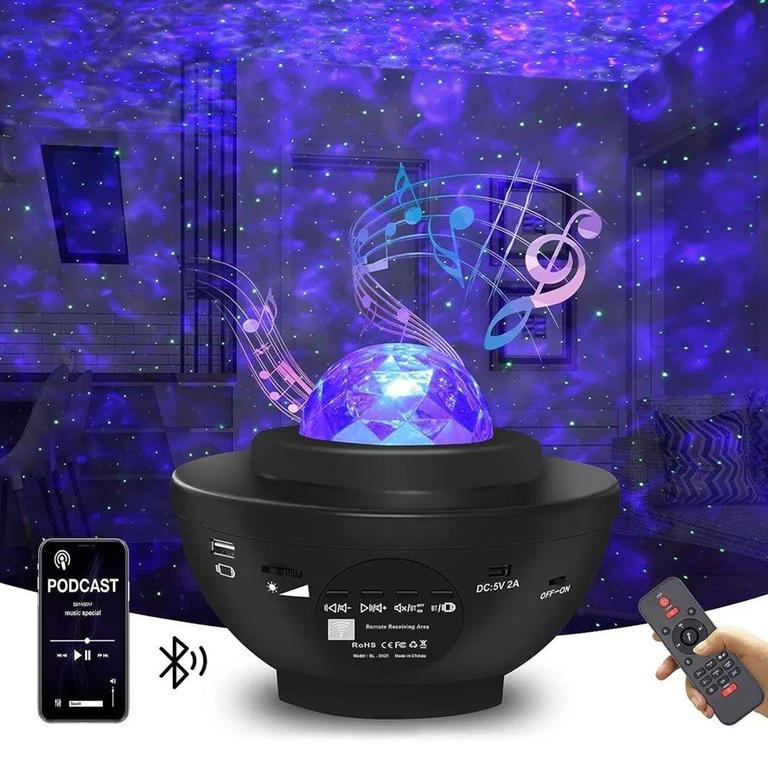 Galaxy Projector Star Light Speaker Image 1