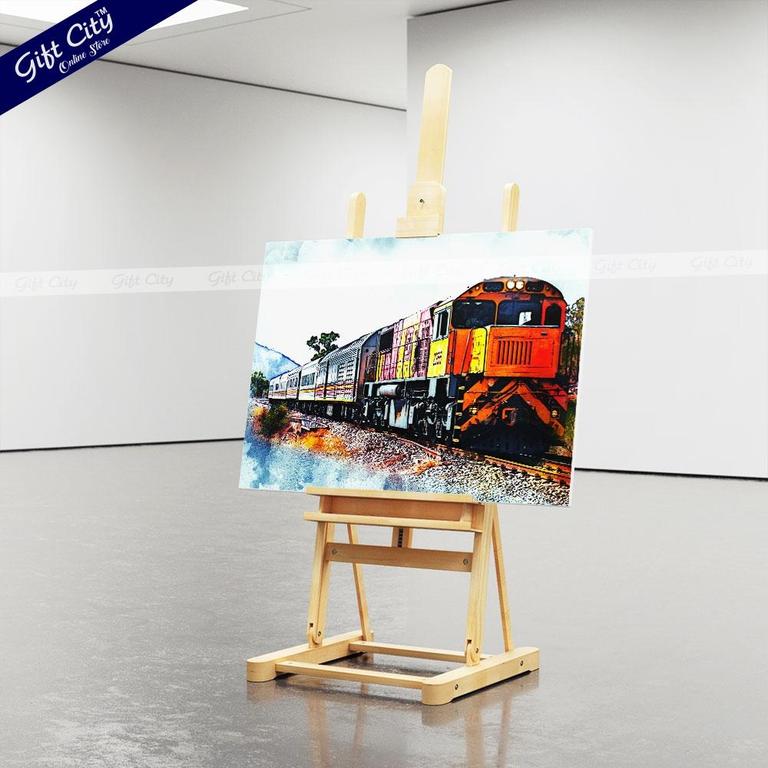 Train Art Canvas Painting 3