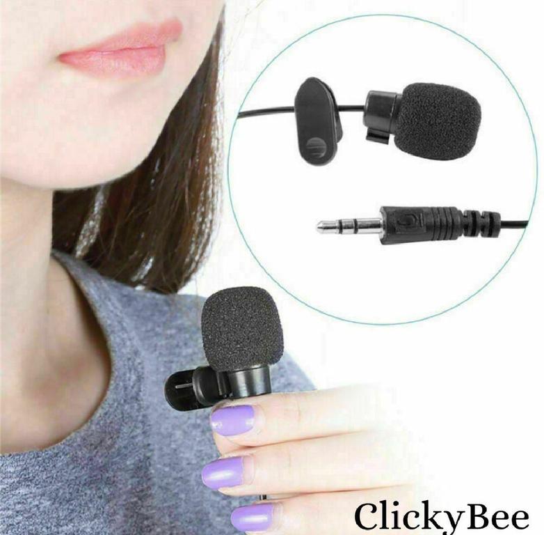 3.5mm Clip-On Lapel Microphone Image 1