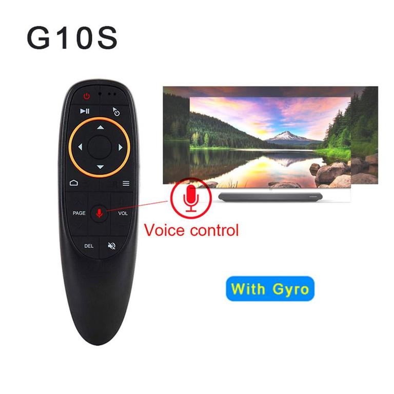 G10 Black Remote Control, 2.4G Remote Control, for Home Office with Gyroscope Control Computers, Projectors and Other Entertainment Devices Air Mouse - 1