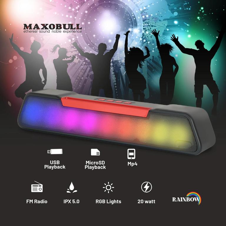 10W High Quality Sound Speaker - High Bass Woofer Speaker Sound bar - TWS Connectivety Sound System - 1