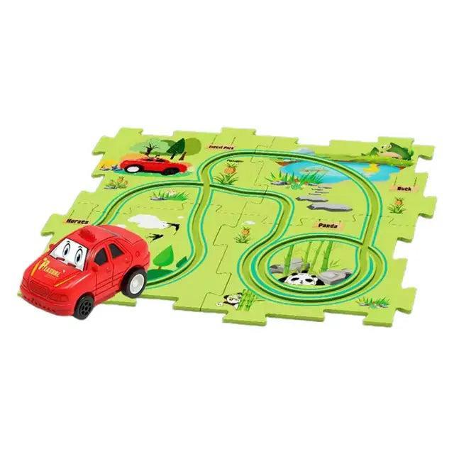 Puzzle Racer Car Track Image 2