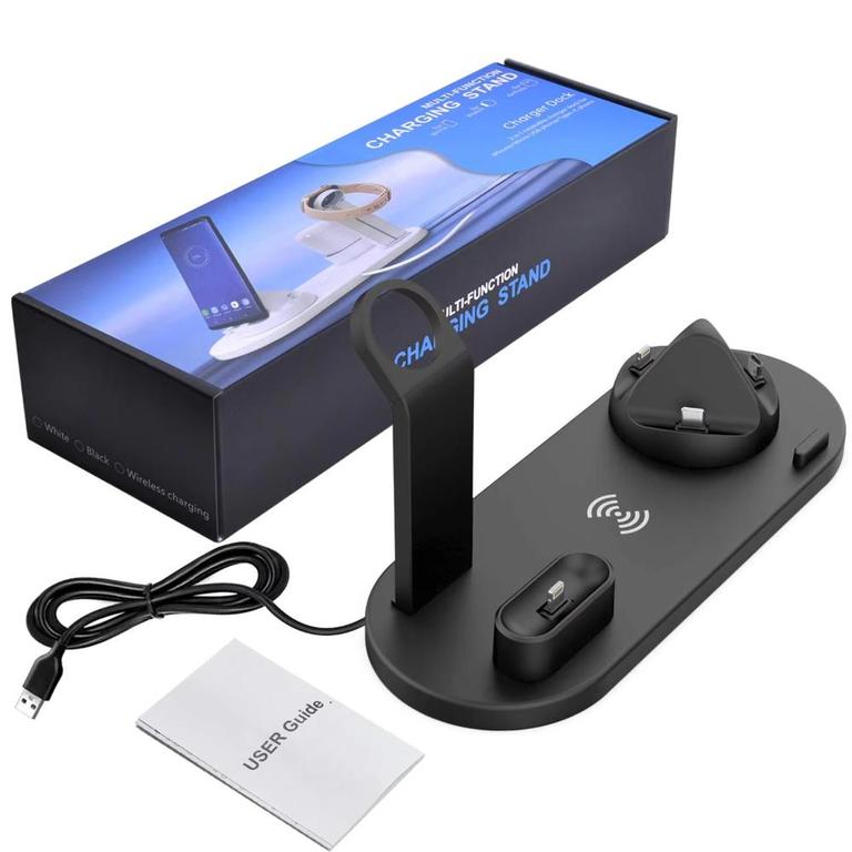 💡 3-in-1 Smart Charging Stand | Universal Fast Wireless Dock for Apple & Android - 2