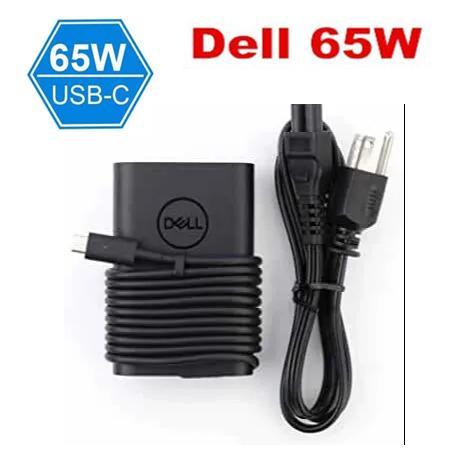 Genuine Dell 65W USB-C Power Adapter - Type-C Laptop Charger for Dell XPS, Latitude, and Inspiron - 3