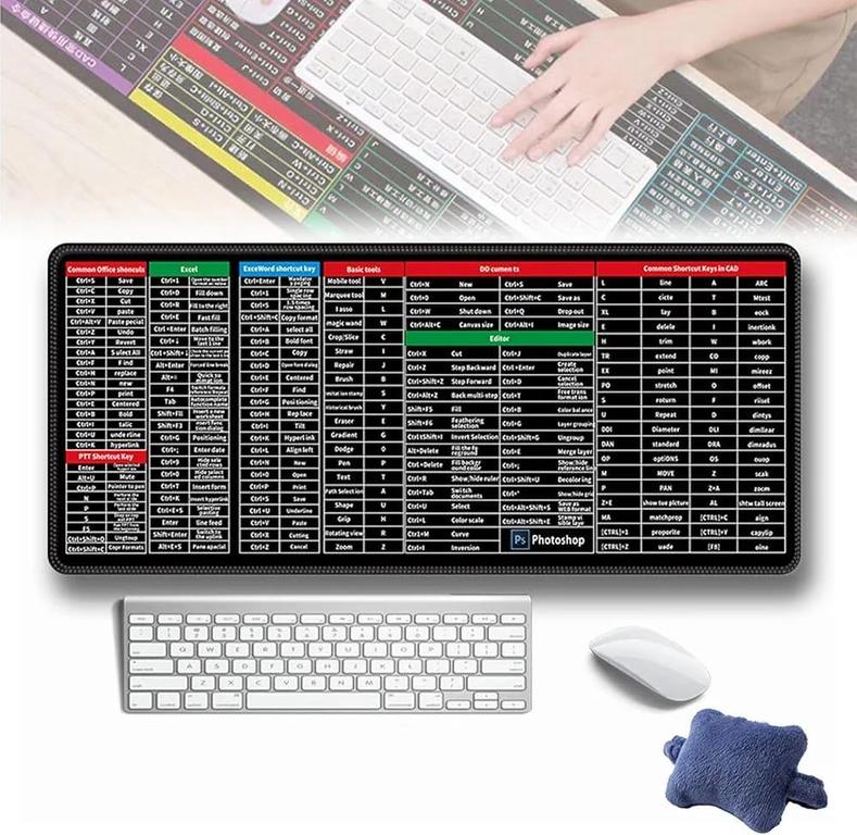 Large Anti-Slip Keyboard Mat
