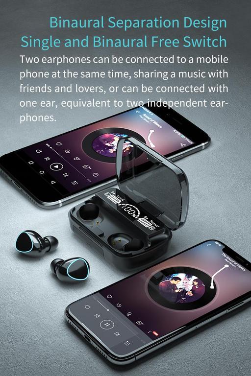 M10 Bluetooth Earbuds
