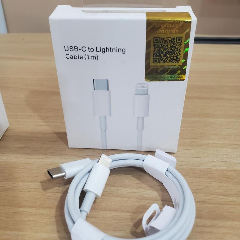 20W USB-C Power Adapter Wall Charger with Type C to Lightning Cable for iPhone - Original Fast Charger - 1