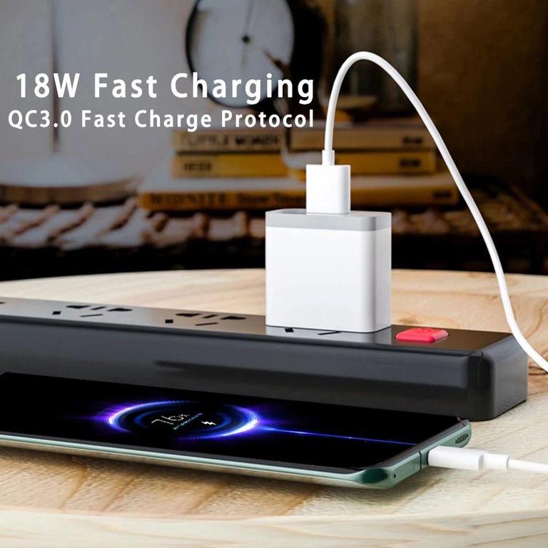 XIAOMI 18W US Fast Charger with Quick Charging Adapter and TYPE C Cable for Mi 9, 8, SE, 6, 5, 9T, A1, A2, Mix F1, Redmi Note 7, 8, K20 Pro - 3