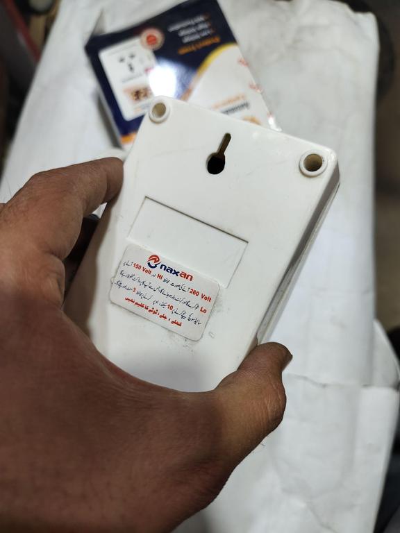 Woxsn Automatic Digital Power Protection, AC Voltage protector, Over &Under Volt power protection, For Fridge, Freezer, Mobile and laptop Charger, LED OR LCD, wifi and Camera devices and other electronics accessories, Muhafiz Switch - 3