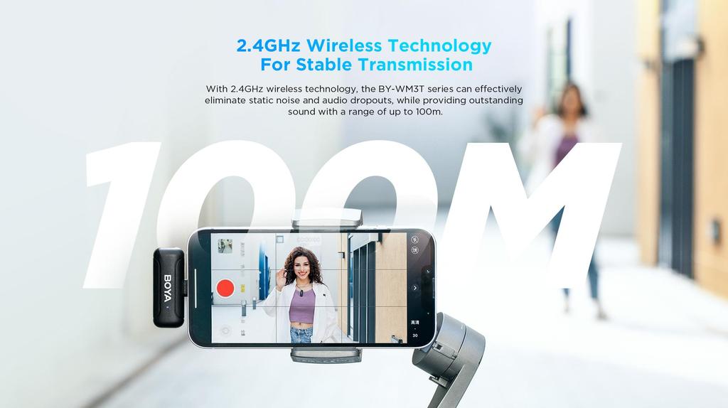 boya wm3t wireless microphone