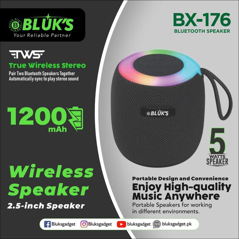 BLUK’S BX-176 Bluetooth Speaker