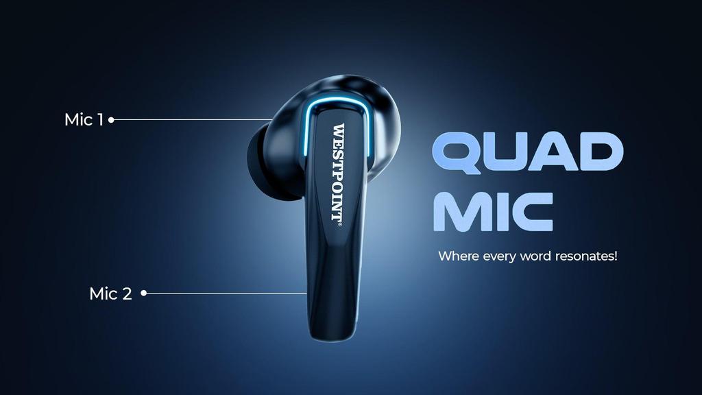 West Point Wireless Earbuds Model WP-115