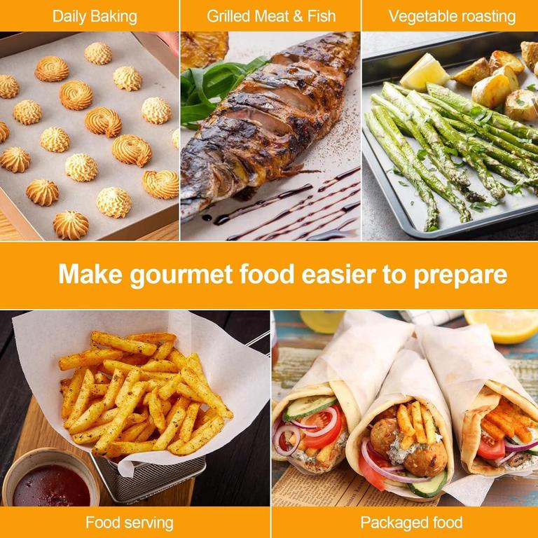 50 Butter Paper Sheets For Shawarma - 5