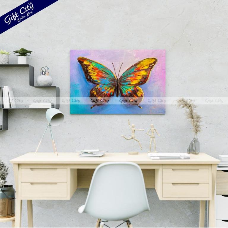 Colorful Butterfly Digital Canvas 4