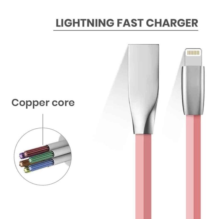 iPhone Charging Data Cable 1 Meter 3 Meter USB to Lightning TPE Copper Reinforced Connectors Fast Charging Data Transfer - 11